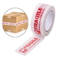 thumbnail image 2 of 2"x72 Yards Red Fragile Handle with Care Packing Fragile Warning Sticker Heavy Shipping Box Sealing Tape, 2 of 9