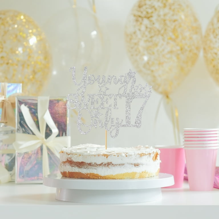 Décoration De Gâteau D'anniversaire « Happy 17th Birthday » à