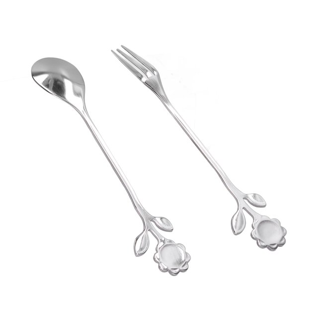 Cucharas De Té, Juego De Tenedor De Cuchara De Moldeo De Una Pieza Pulido De Espejo Duradero Confiable Para El Hogar Para La Boda Para La Cocina Ccdes Otros