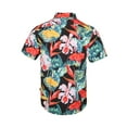 thumbnail image 3 of Beautiful Giant Floral Casual Button Down Shirts Short Sleeve Hawaiian Shirt for Men, 3 of 7