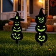 thumbnail image 5 of Outdoor Halloween Decorations Yard Spooky Glow in The Dark Halloween Decor Metal Yard Art for Lawn Patio Pathway Holiday Season Home Display Single Piece, 5 of 7