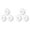 6pcs, variant on 3/6Pcs Wall Hole Cable Feed Through Bushings 0.7cm Plastic Through Cable Bushings Wire Organizer for Hole Cover Wire Pass