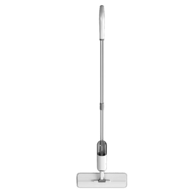 relayinert Water Spraying Sweeper Floor Cleaner Carbon Fiber Dust Mops Rags 360 Rotating Rod 350ml Water Capacity