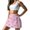 Pink Bow, variant on Pzuqiu Xmas Plaid Golf Skirt for Women Built in Shorts High Waist Built-in Shorts,with Pockets,High Waisted,Athletic Mini Skirt,for Golf Active Sports Running Gym Training