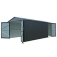 thumbnail image 3 of Chery Industrial Metal Garage Shed,20 x 13 FT Outdoor Storage Shed for Car, Truck, Bike, Lawnmower, 3 of 14