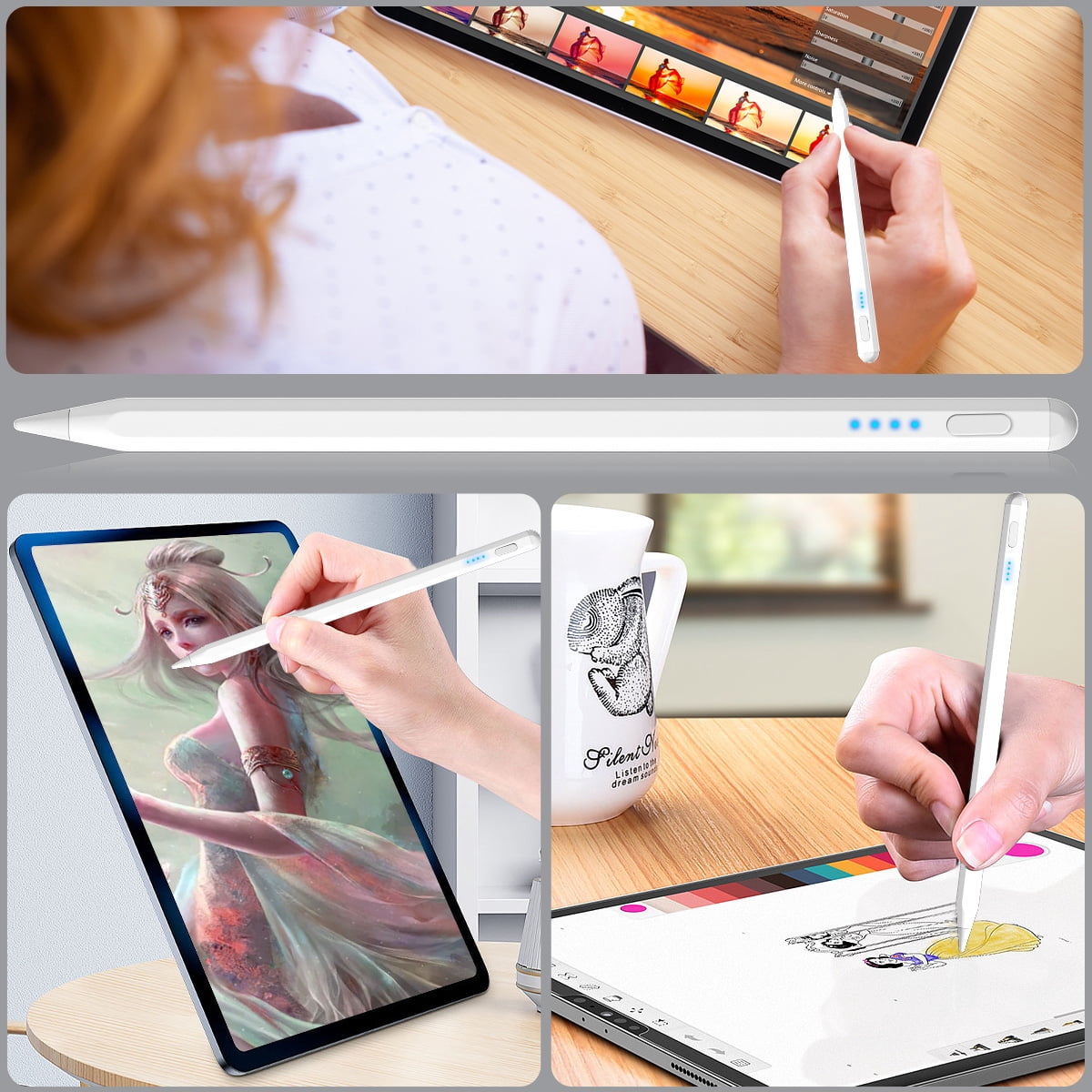 Stylus Pen Pencil For Apple iPad A16/10th/9/8th/7/6/iPad Pro 2018-2026/mini 6/5/Air