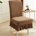 thumbnail image 3 of Las fundas para sillas del comedor son removibles, lavables y resistentes a las manchas para proteger el hogar., 3 of 5
