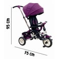 thumbnail image 4 of Triciclo Evolutivo Para Niños Semi-Plegable Asiento 360° Morado, 4 of 4