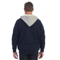 thumbnail image 4 of Gioberti Mens Sherpa Lined Full Zip Fleece Contrast Hoodie Jacket, 4 of 5