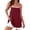 #0260-Red, variant on Shihyeh Women Summer Dress 2026 Beach Vacation Outfits Tennis Athletic Workout Romper Dress Built in Shorts Travel Clothes