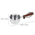 thumbnail image 4 of Stainless Steel Small Saucepan Water Boiling Pot Deepen Sauce Pan for Warming Milk, 4 of 8