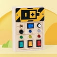 thumbnail image 4 of NeveLance Wooden LED switch electronic busy board small electronic board, 4 of 8