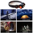 thumbnail image 4 of Soidarity Faro desmontable impermeable USB recargable faro fuerte brillo cabeza linterna senderismo reparación trabajo Ropa Deportiva, Zapatos Soidarity OD020851-00B, 4 of 6
