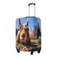 thumbnail image 2 of Daiia Close-Up Curious Squirrel Luggage Cover, Thickened Washable Travel Luggage Covers, Elastic Unique Baggage Covers for 18-20 inch Luggage-Medium, 2 of 9
