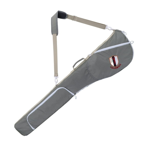 TOURBON Nylon Golf Clubs Carry Bag Durable Sunday Storage Bag, Waterproof ,Lightweight