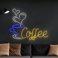thumbnail image 3 of Handmadetneonsign Custom Coffee Cup with Love Neon Sign, Coffee LED Sign, Cafe Neon Light, Coffee, 3 of 5