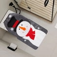thumbnail image 4 of ¡Precios Locos!, Funda de inodoro navideña Decoraciones navideñas para baños Alfombrillas absorbentes antideslizantes navideñas Juego de 2 piezas Akmoler, 4 of 9