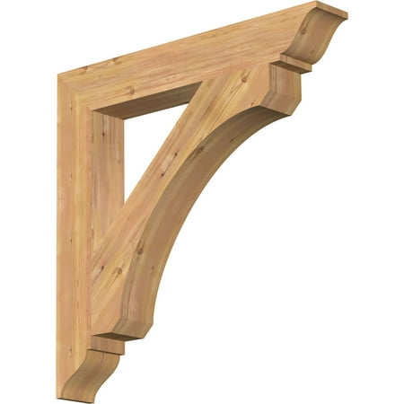 

Ekena Millwork 5 1/2 W x 38 D x 38 H Legacy Traditional Smooth Bracket Western Red Cedar