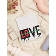 thumbnail image 3 of Fashion Love Banner Shaped T-Shirt Women -Image by Shutterstock, Female Small, 3 of 4