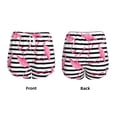 thumbnail image 6 of Goofa Flamingos Printed Women 2 in 1 Running Shorts,Quick Dry Athletic Workout Shorts,High Waisted Athletic Shorts with Liner Pockets-XX-Large, 6 of 9