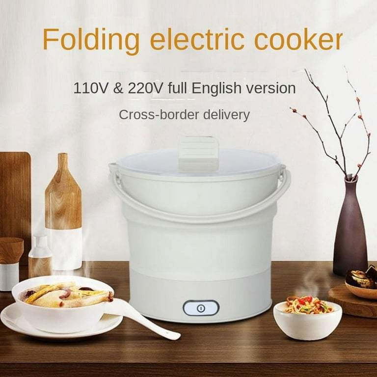 Foldable Electric Cooker Collapsible Heating Pot Electric Boiling