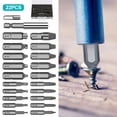 thumbnail image 1 of 22pcs/set Speed Out Screw Extractor Drill Bits Tool Set Broken Damaged Bolt Remover Guide Set Broken Easy Out Fastener Kit, 1 of 12