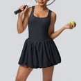 thumbnail image 1 of AEXTO Robe de Tennis avec Short Intégré et Soutien-Gorge Robe Athlétique pour Femmes Été Golf Active Robe d'Entraînement, 1 of 16