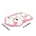 thumbnail image 3 of Halloween Ghost Bathroom Rug,Pink White Tufted Bath Mat,20X31.5In, 3 of 7