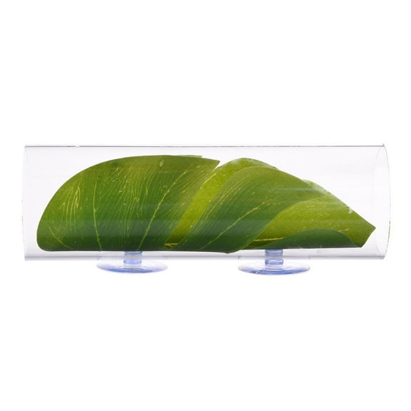 Hideaway Fish Tanks Landscape Resting Fish Tube Tunnel with Suction Cup for Home or Office Decors Ornaments