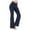 Navy, variant on Luxalzxs Flare Leggings for Women Crossover High Waisted Bootcut Yoga Pants with Pockets Tummy Control Bell Bottom Leggings Workout Pants