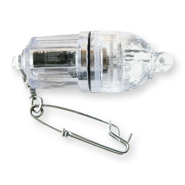 Greeniant Luz de Flash de pesca nocturna subacuática, lámpara de señuelo de mar, parpadeo alimentado por batería, equipo deportivo impermeable, Pescar Vistoso Greeniant OD028235-05