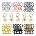 thumbnail image 2 of 35 Pcs Porte-Clés Pivotants Fermoirs en Alliage de Zinc Crochets à Pression Pince Homard, 2 of 9