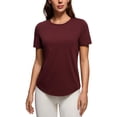 thumbnail image 1 of Remera CRZ YOGA de Algodón Pima Manga Corta Rojo Merlot L, 1 of 5