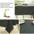 thumbnail image 5 of Nappe Carrée Anti-Rides Lavable en polyester, Nappe Décorative en Tissu, 5 of 5