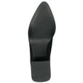 thumbnail image 6 of Journee Womens Estelle Stacked Heel Pointed Toe Booties, Widths Available, 6 of 10