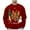 Brick Red, variant on Winter Man Daily Casual Trend Slouchy Crew Neck Warm Hooded Sweatshirt Polyester Sweatshirt Men S