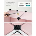 thumbnail image 3 of DIY 6 Cube Storage Organizer Cube Bookshelf Pink, 3 of 8
