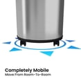 thumbnail image 6 of Hls Commercial Trash Can 23 Gallon Round Sensor, Stainl HLS23RC, 6 of 6