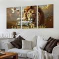 thumbnail image 2 of Ullo0ord The Promise of God Lion and Lamb Bible Quotes Posters Art Prints Home Kitchen Living Room Decor Classroom Bedroom Aesthetics Decoration (20×30inch,Unframed), 2 of 4