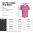 thumbnail image 2 of Zufioo Gingham Print Women's Classic V-neck T-shirt, V-neck Short-sleeved Tops Home Wear, Suitable for Daily Life, Work, Outdoors-XX-Large, 2 of 5
