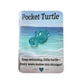 thumbnail image 2 of 3Pcs Pocket Gifts! Yannianjz Mini Resin Turtle Keepsake With Encouragement Cards, Positive Greeting Card Gifts For Friend Birthday Thanksgiving Anniversary, Thoughtful Pocket Hug Token For Her Him, 2 of 4