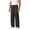 Black, variant on Track Pants Plus Size Mesh Wide Leg Pants with Pockets Elastic Waist Trousers Solid Lightweight Flowy Pants