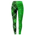 thumbnail image 5 of DGHM Leggings Verts Irlandais pour Femmes St. Patrick's Day Vert Clair TG, 5 of 5