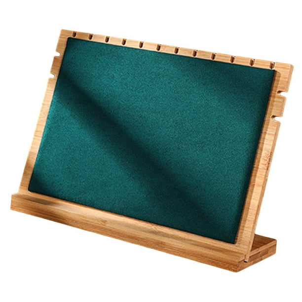 Expositor de collares, expositor de joyas, desmontaje de collares independiente Verde