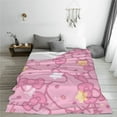 thumbnail image 5 of Hello Kitty Fleece Blanket Super Soft Cozy Throw Blanket 80"X60", Lightweight Fuzzy Comfy Flannel Blanket Warm Plush Throw Blankets For Couch, Sofa, Bed, 5 of 7