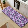 thumbnail image 5 of Purple Butterfly Pattern Kitchen Rug Mat,Kitchen Runner Rugs Non Skid Washable,Decorative Kitchen Floor Mats for Kitchen,Sink,Laundry,17"x47.2", 5 of 7
