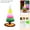 color, variant on DIY Christmas Tree Craft Kit, Blue Gradient Pipe Cleaner Handmade Xmas Tree Set with Wooden Stick & Balls