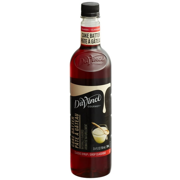 DaVinci Gourmet 750 mL Classic Cake Batter Flavoring Syrup