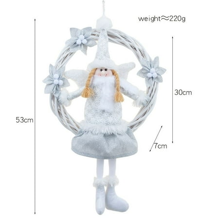

Christmas Angel Plush Doll Pendant Xmas Tree Hanging Ornaments Party Decoration