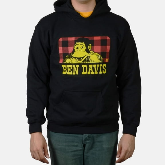 Ben Davis Men's Lumberjack Gorilla Logo Hooded Pullover Sweatshirt